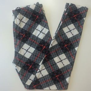 🎄Abby + Anna Holiday Plaid Legging-OS